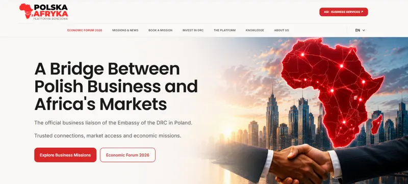 Afryka Polska website homepage